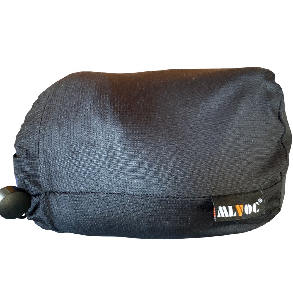 MLVOC Memory Foam‎ Travel Neck Pillow Navy Blue with Drawstring Storage Bag
